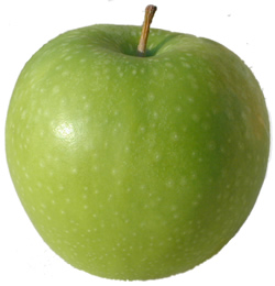 green apples rich in fiber and pectin