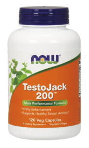 Now Foods TestoJack 200 to naturally boost testosterone.