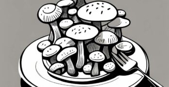 eatable mushrooms with health benefits.
