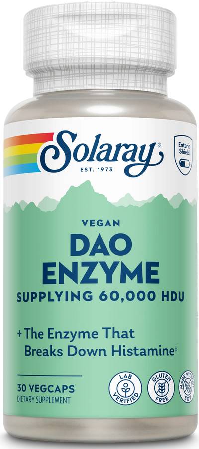 Enhance Your Digestive Health with Solaray DAO Enzyme – 60,000 HDU Per Capsule