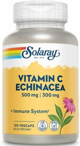 Solaray Vitamin C Plus Echinacea Root supplement.