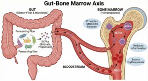 The Gut Bone Marrow Axis