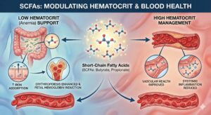 The Function between SCFAs and Hematocrit