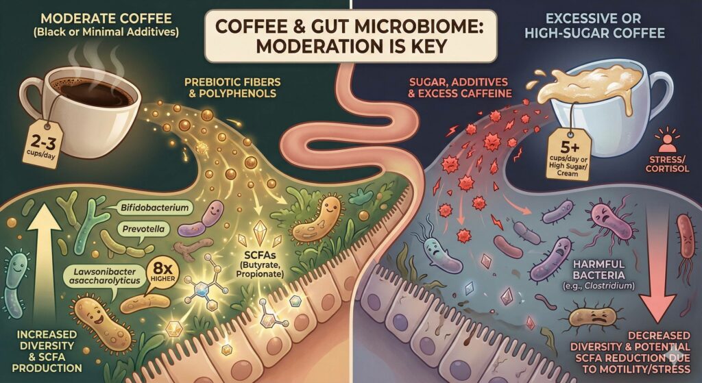 Coffee Consumption and SCFA production in the body