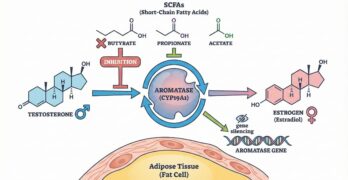 SCFAs might help free testosterone levels