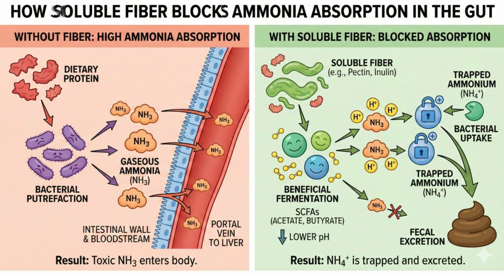 Fiber, Ammonia, and the Gut