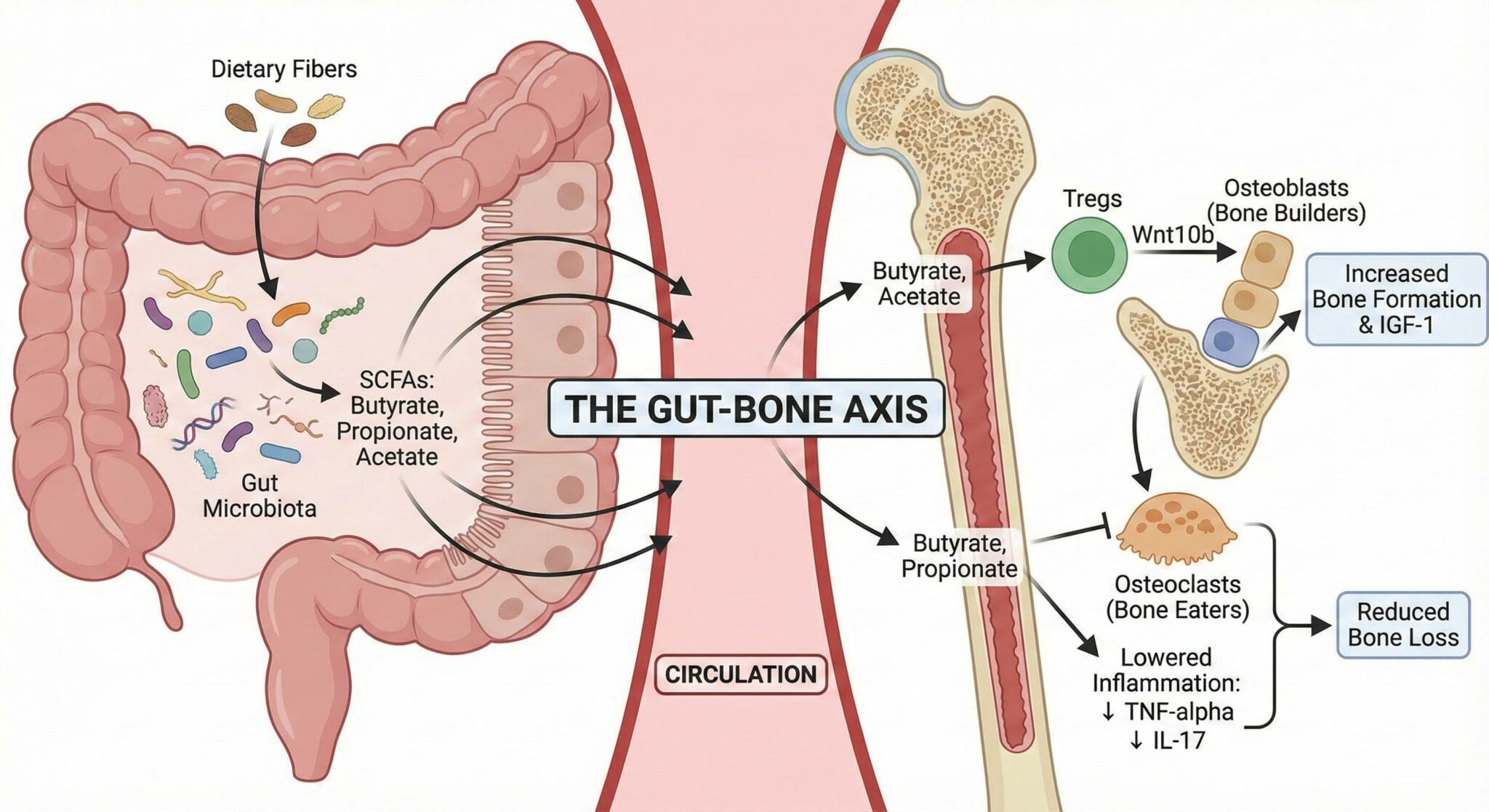 Can SCFAs Help Bone Formation? Can it Assist in Preventing Bone Loss?