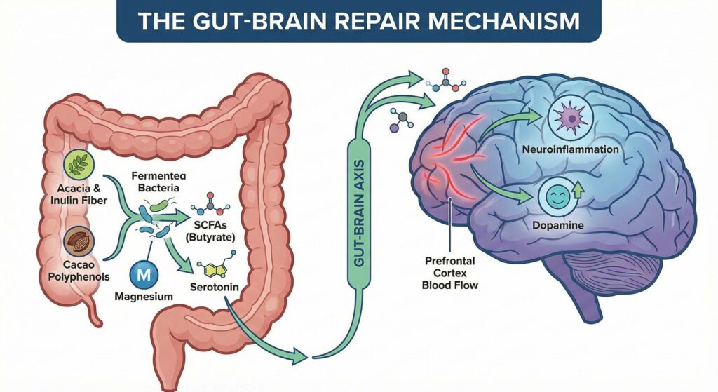 SCFAs support dopamine and executive function!
