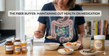 Medications may cause gut dysbiosis, fiber is the answer!
