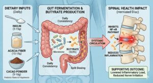 from gut health to reduced inflammation at the spin disc !
