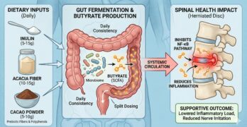 from gut health to reduced inflammation at the spin disc !