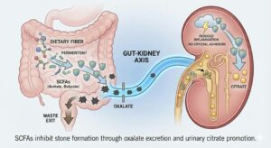 gut bacteria can help prevent kidney stones!