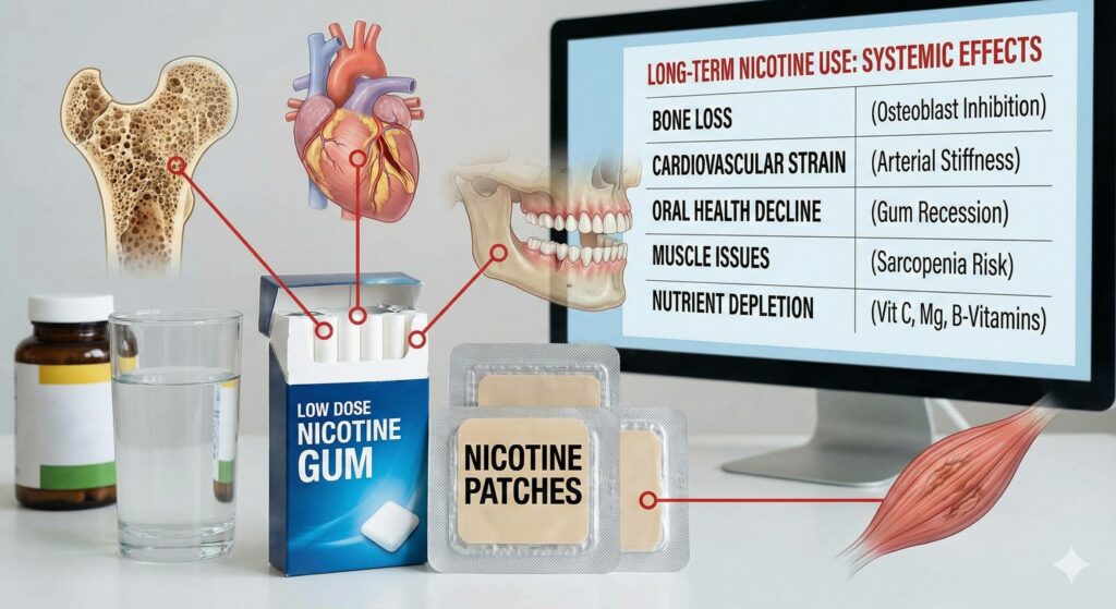 The Risk of low dose nicotine use long term!