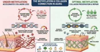 Under methylation may cause your body to eat collagen faster!