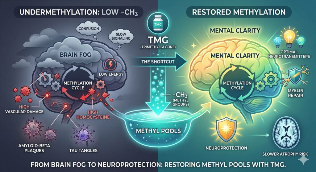 How UnderMethylation can cause brain fog and dementia!