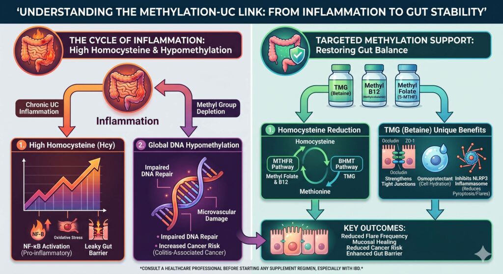 Ulcerative Colitis and Methylation, a missing link?