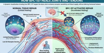 BPC-157 up-regulates GH receptors without effecting GH levels!
