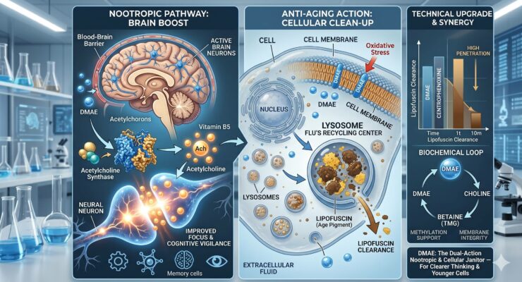 DMAE as a Nootropic and Anti-Aging agent!