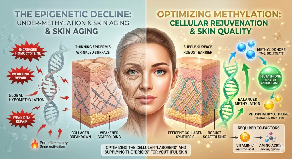 The connection between skin health and methylation!