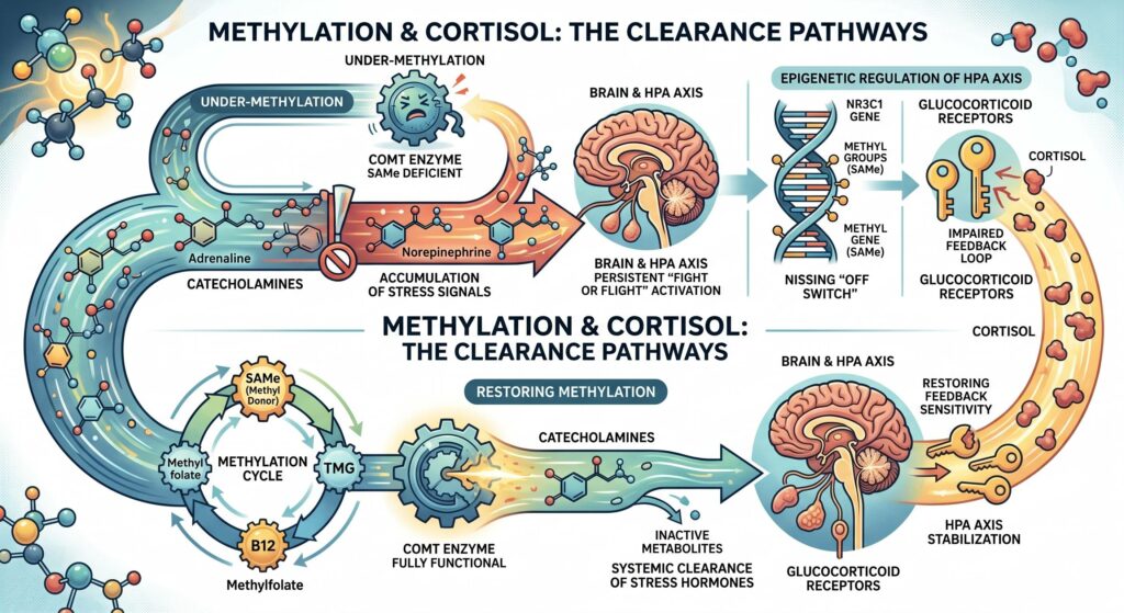 Suck in a high Cortisol Loop? It Could be under methylation!