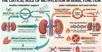how kidney function and methylation are connected.