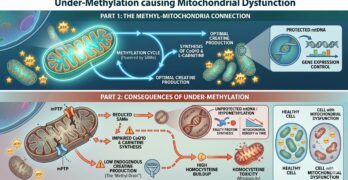 Under Methylation and Mitochondrial dysfunction are linked!