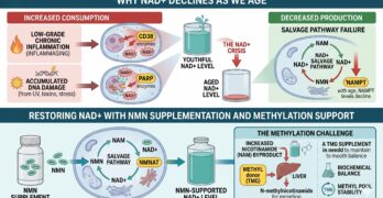 Why does NAD+ decline with age?