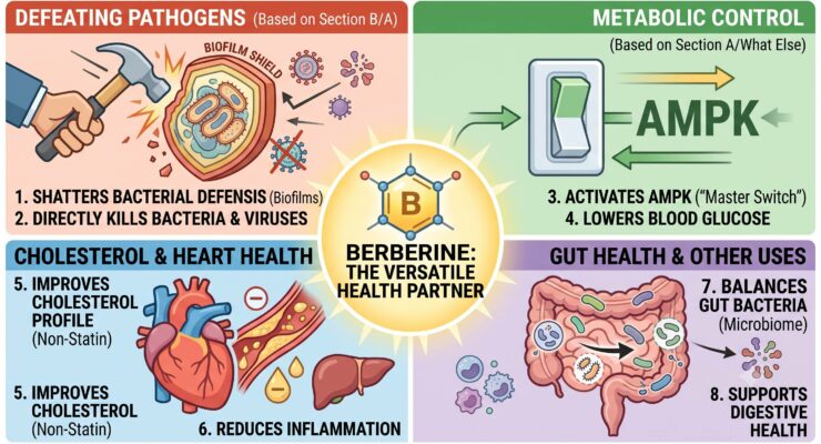 The Many Benefits of Berberine!