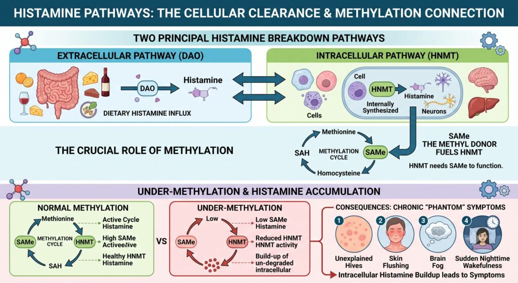 How the body fights histamine on the outside and inside of a cell in the body!