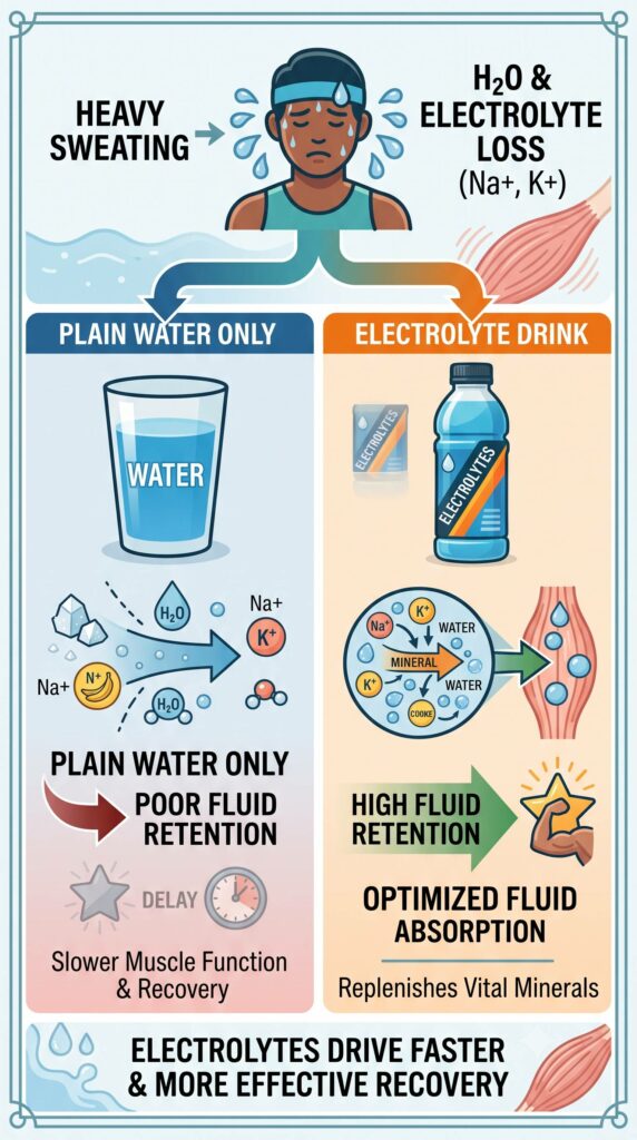 Drinking water alone is not enough to stay hydrated!