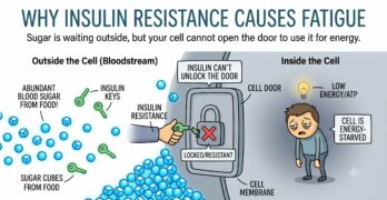 Insulin resistance can cause Fatigue!