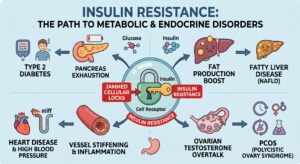 Insulin Resistance Caused Metabolic and Endocrine Disorders!