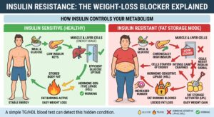 Insulin Resistance causes weight gain, and prevents weight loss!