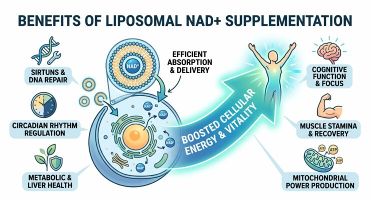 Benefits of Liposomal NAD+