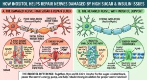 Myo and D-chiro Inositol, improve insulin sensitivity and help nerves heal!