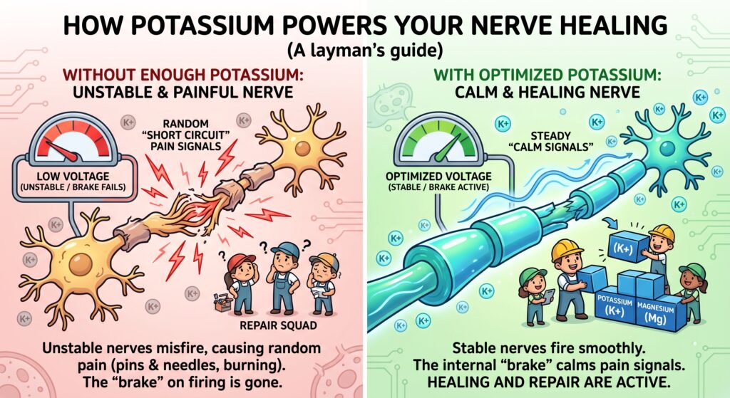 Potassium Supports Nerve Healing!