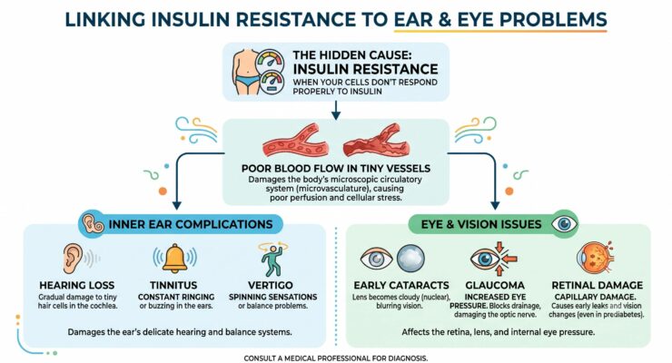 Ear and Eye health can indicate insulin resistance!