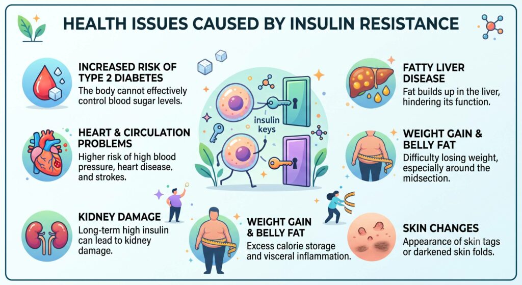 The Health issues with insulin resistance!