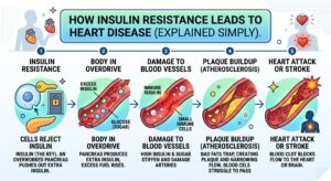 Insulin Resistance causes cardiovascular disease!