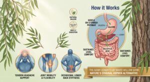 White willow bark can help ease discomfort.